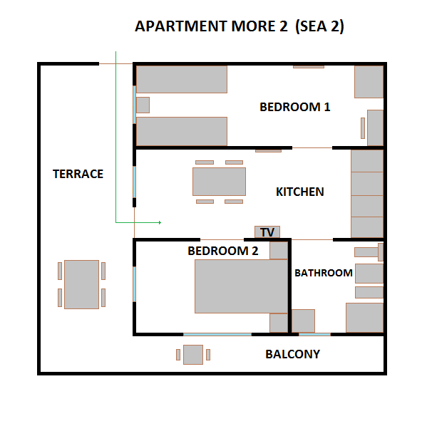 Apartment More 2 - House More, Vis