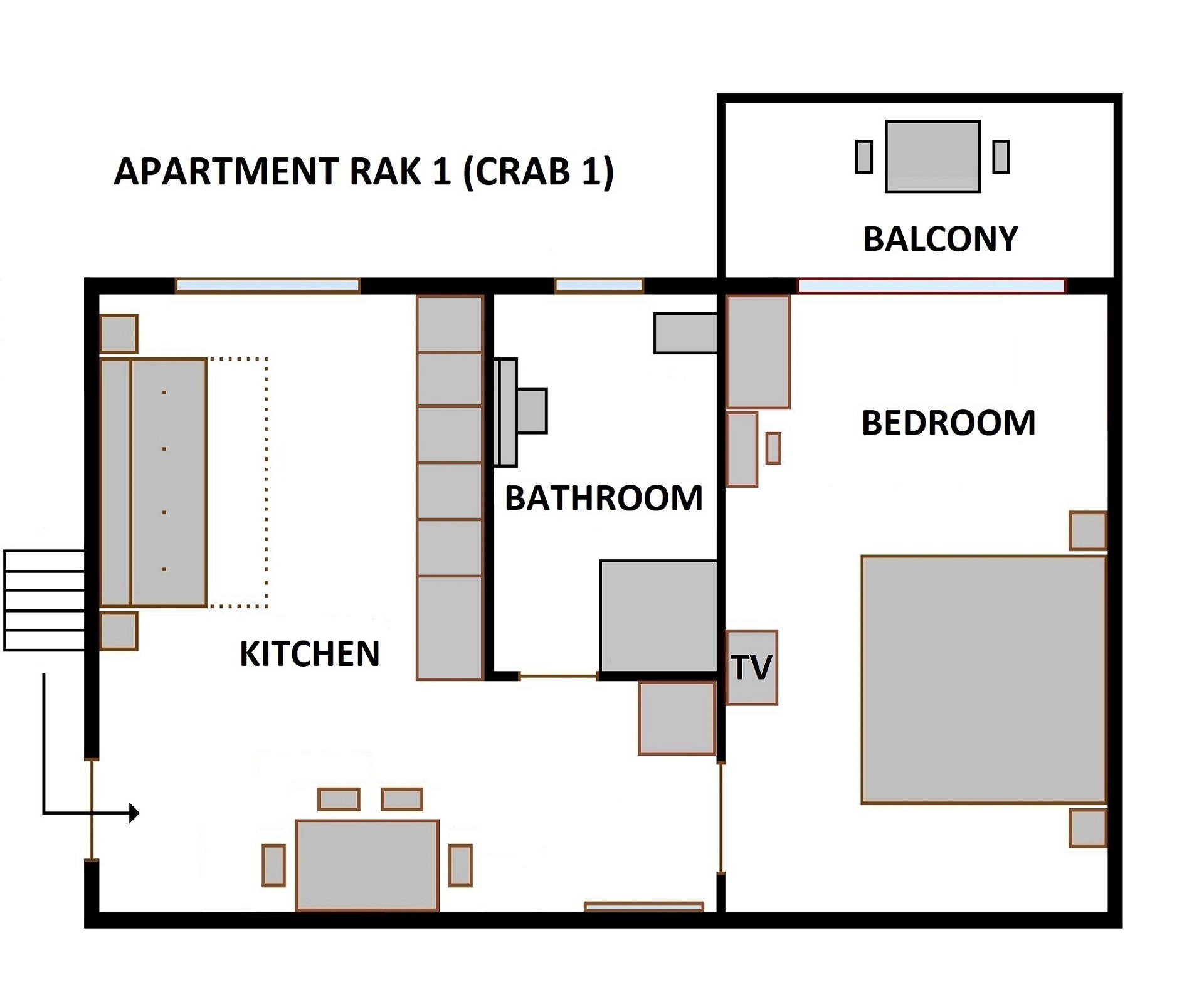 Apartment Rak 1 - Haus Rak, Vis