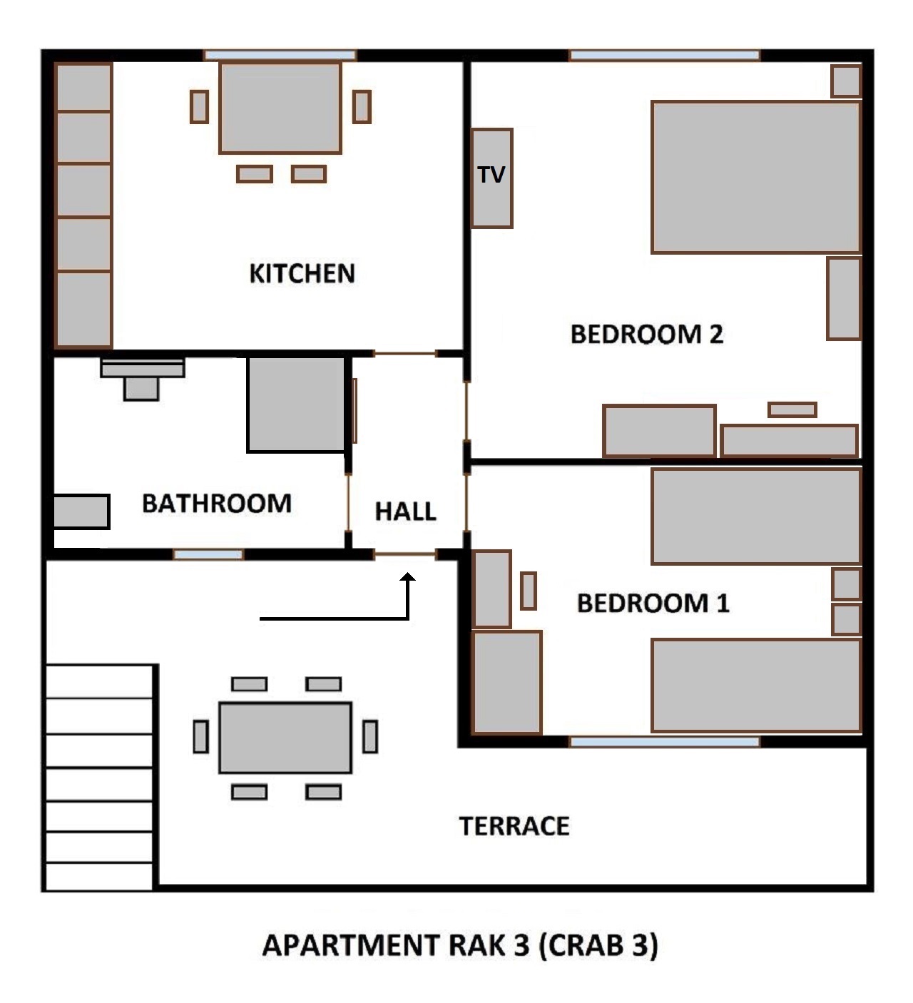 Apartment Rak 3 - Haus Rak, Vis