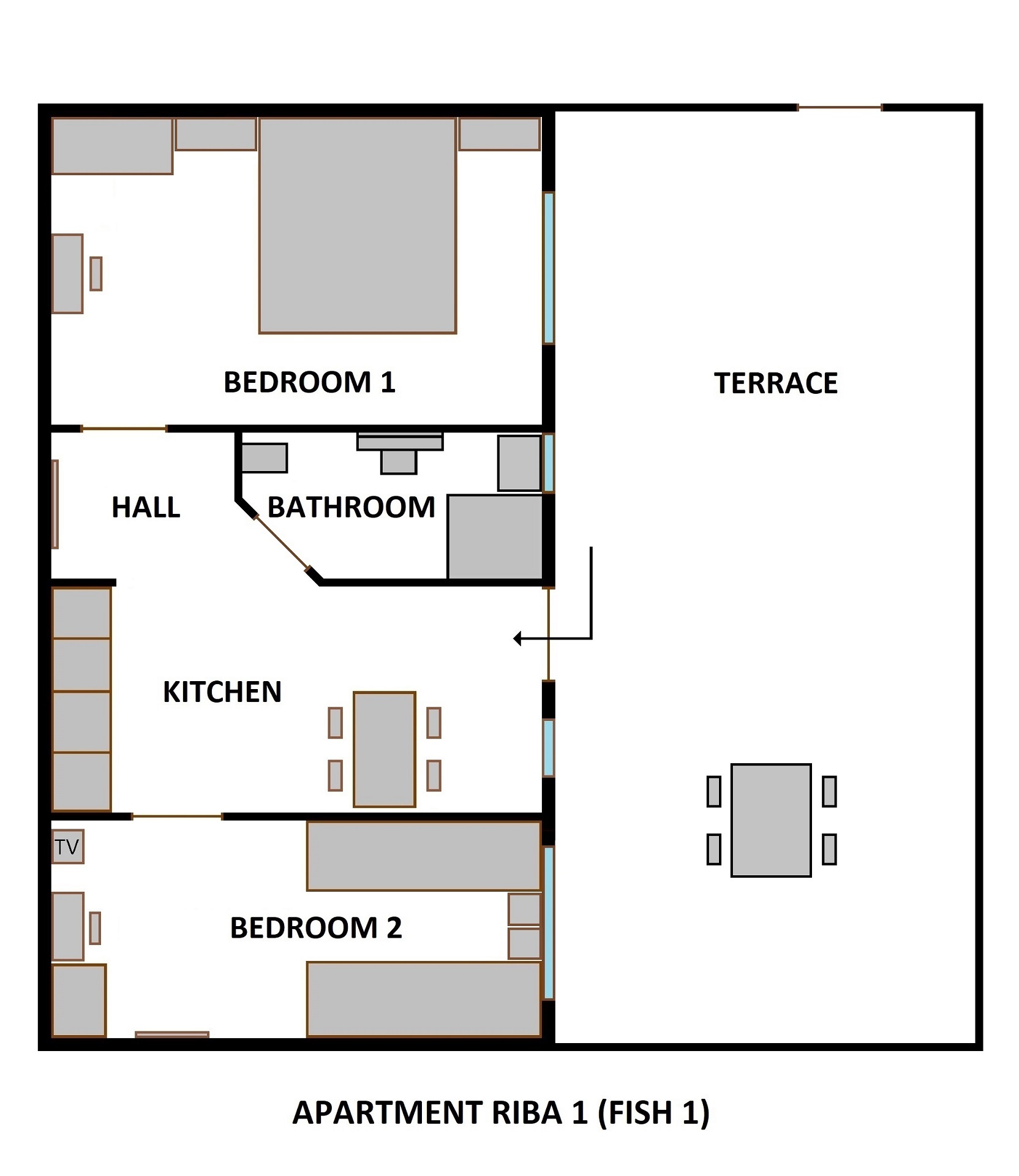 Apartmán Riba 1 - Dům Riba, Vis