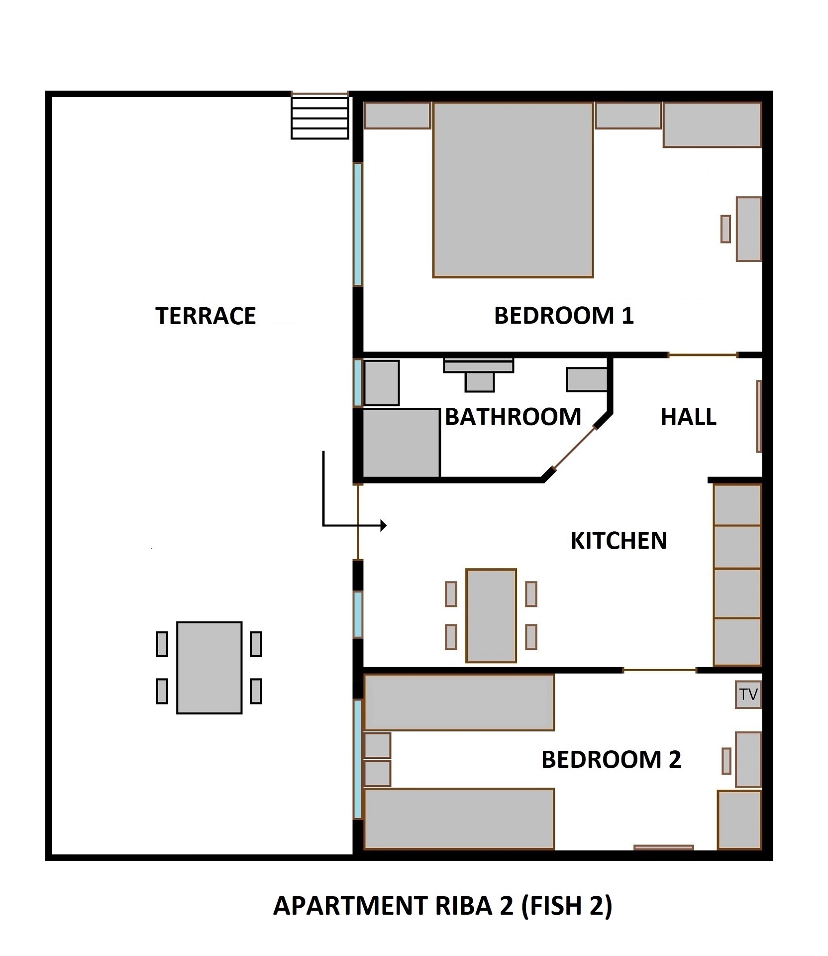 Apartmán Riba 2 - Dům Riba, Vis
