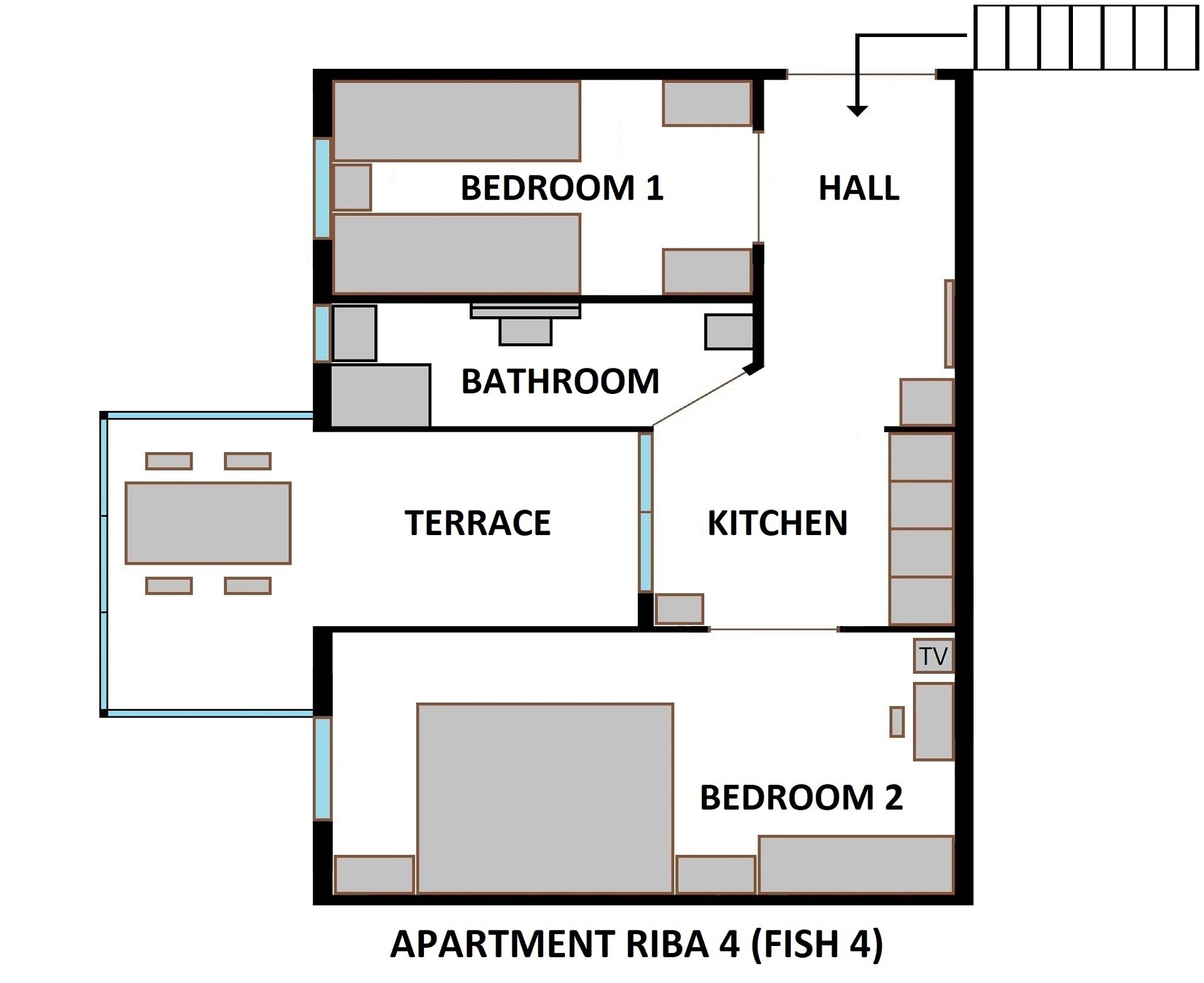 Apartmán Riba 3 - Dům Riba, Vis